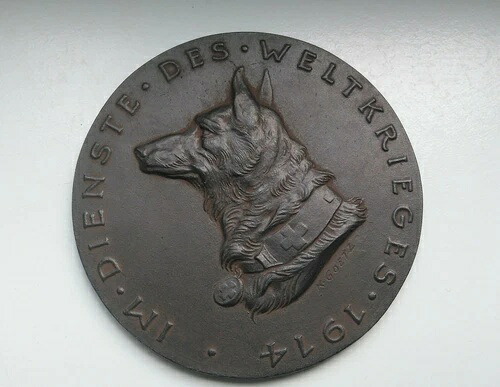 1914年 カール・ゲッツ作 希少鋳鉄メダル - 第二次世界大戦の医療犬 -｜WORLD RESOURCE【KING店】