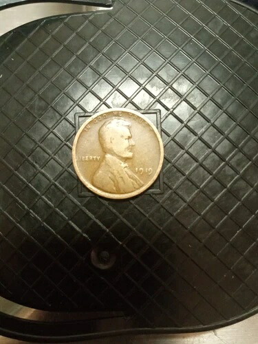 希少な1919年小麦セント硬貨、米国ペニー、未使用、多くのエラーがあるマーク