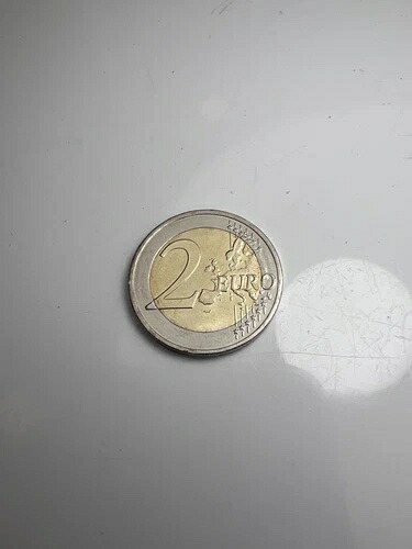 2ユーロ硬貨、ギリシャの珍しいコイン、マリア・カラスの生誕100周年記念。