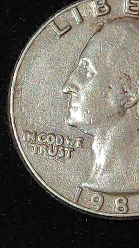 希少流通品 1982年 D エラー クォーター ダブルダイ ヘビーオン (IN GOD WE TRUST)｜WORLD RESOURCE【KING店】