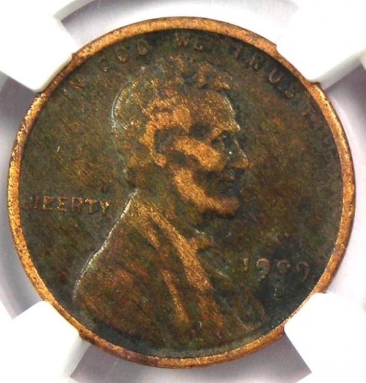 1909-S VDB リンカーン ウィート セント 1 セント ペニー - NGC VF 詳細 - 希少なキー デート コイン!|WORLD RESOURCE【KING店】