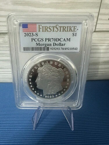 2023-S モルガン・ダラー PCGS PR70DCAM ファースト・ストライク・プルーフ 1ドルコイン