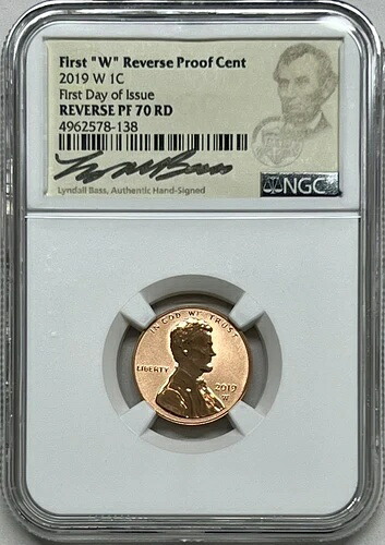 2019 W 1C リンカーン リバース プルーフ セント NGC PF70 RD FDOI リンダル ベース サイン入り 192,500円