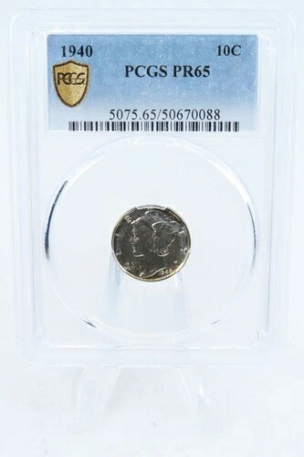 1940-P PCGS PR65 マーキュリーダイムプルーフ 10セント｜WORLD RESOURCE【KING店】