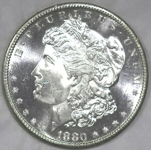 1880-S モルガン銀貨 90%銀、未使用プルーフ、写真の通り [SN01]｜WORLD RESOURCE【KING店】
