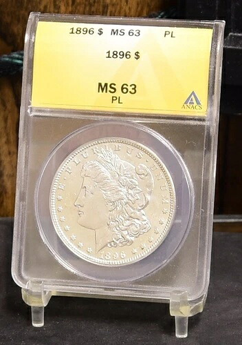 1896年モルガン・ダラー - ANACS MS63PL (#54243-L)｜WORLD RESOURCE【KING店】
