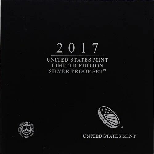 2017年限定版 シルバープルーフセット ブラックボックス＆COA 7枚のコインとシルバーイーグル｜WORLD RESOURCE【KING店】