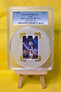 2023 スターウォーズ ~ ニウエ 2 ドル ジェダイの帰還 ポスター コイン ~ PCGS PR70DCAM 40 周年記念。｜WORLD RESOURCE【KING店】