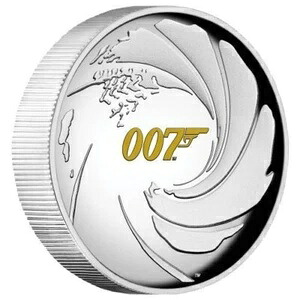 1ドル ジェームズ・ボンド - 007 - 高浮き彫りツバル 1オンス シルバー PP 2020｜WORLD RESOURCE【KING店】