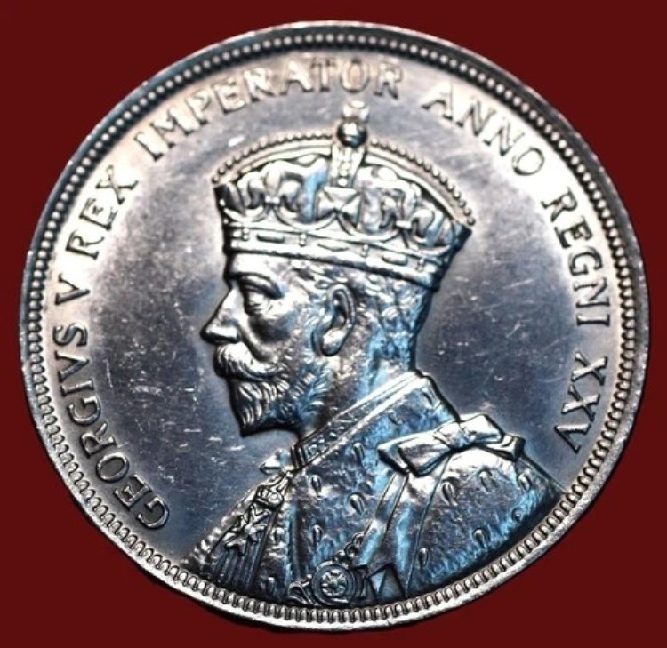 ???? 1935年 キングジョージ5世 1ドル銀貨 カナダ 未流通