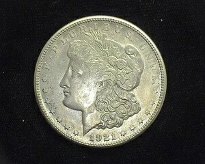 HS&C: 1921 S モルガン ダラー BU - 米国コイン
