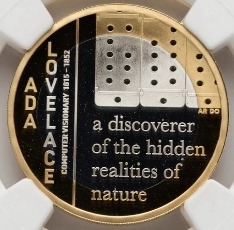 NGC PF70 イギリス ADA LOVELACE 2023 S?2 銀貨 イギリス コンピュータサイエンス|WORLD RESOURCE【KING店】