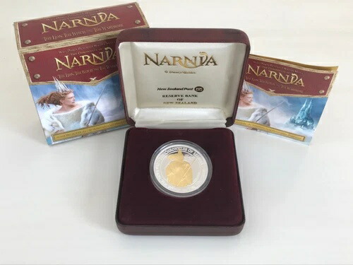 2006年ニュージーランド ナルニア国物語 魔女 シルバープルーフ 1ドルコイン画像