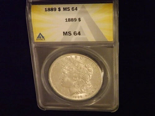 1889年モルガン銀貨 ANACS MS 64｜WORLD RESOURCE【KING店】 91,355円