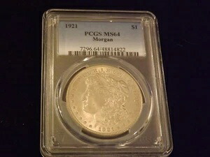 1921年 モルガン銀貨 PCGS MS 64｜WORLD RESOURCE【KING店】 91,355円