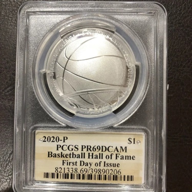 2020 P「FDOI」PCGS PR69DCAM「NBAコイン」
