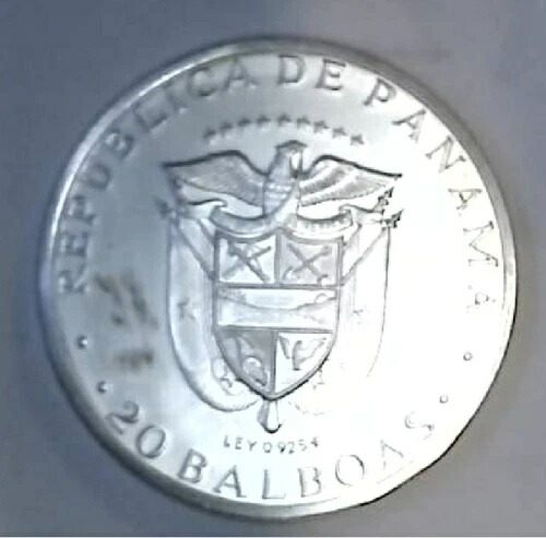 1974年 パナマ 20バルボア 銀貨 楽天市場】パナマ共和国 20バルボア銀貨 1974年 【中古】(65978