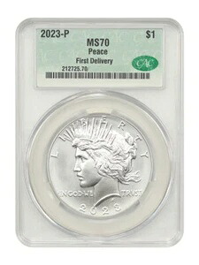 2023-P 1ドル平和ドル CACG MS70（初回納品）｜WORLD RESOURCE【KING店】