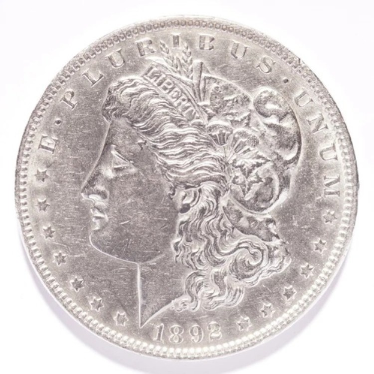 1892年 モルガン銀貨 AU｜WORLD RESOURCE【KING店】 92,565円