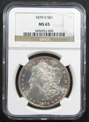 1879-S $1 NGC MS65。美しいリバーストーン。極上の光沢。(225013)|WORLD RESOURCE【KING店】