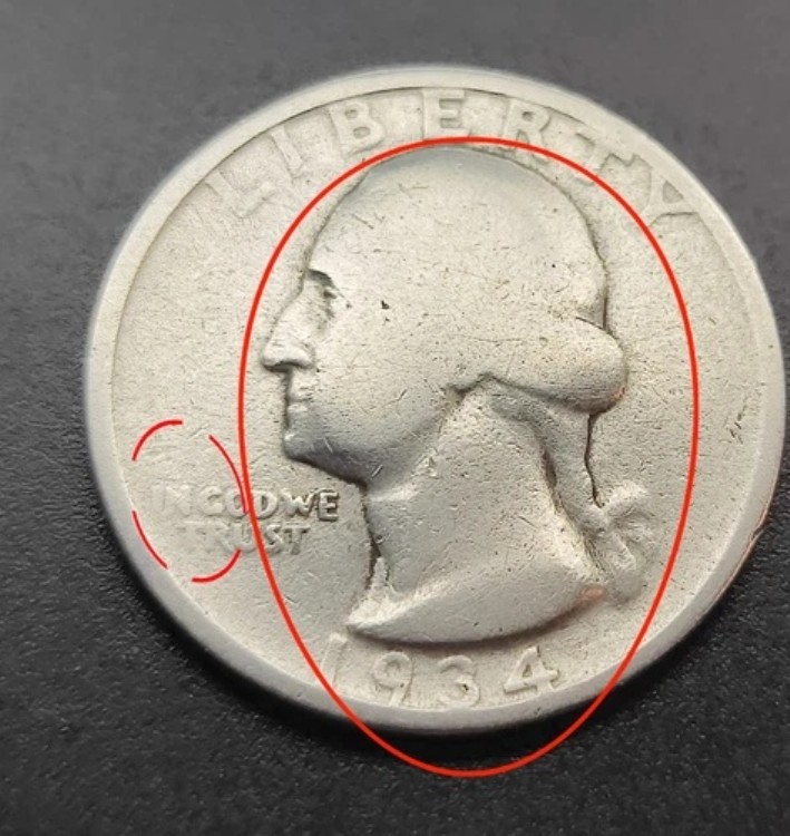 楽天市場】【銀貨】アメリカ ワシントン 1/4ドル(25セント)銀貨 1942年