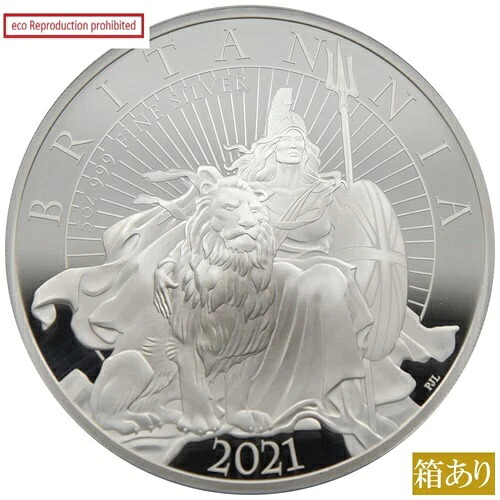2021年 エリザベス2世 10ポンド5オンス銀貨 NGC PF70UC ブリタニアとライオン