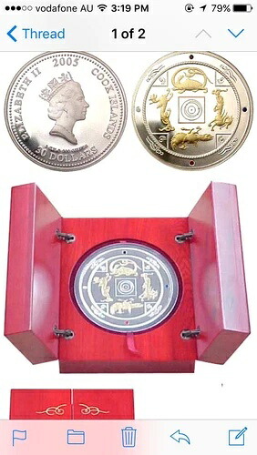 2005年 クック諸島 北、南、??東、西の神々 1キロ 金メッキ銀貨 希少｜WORLD RESOURCE【KING店】