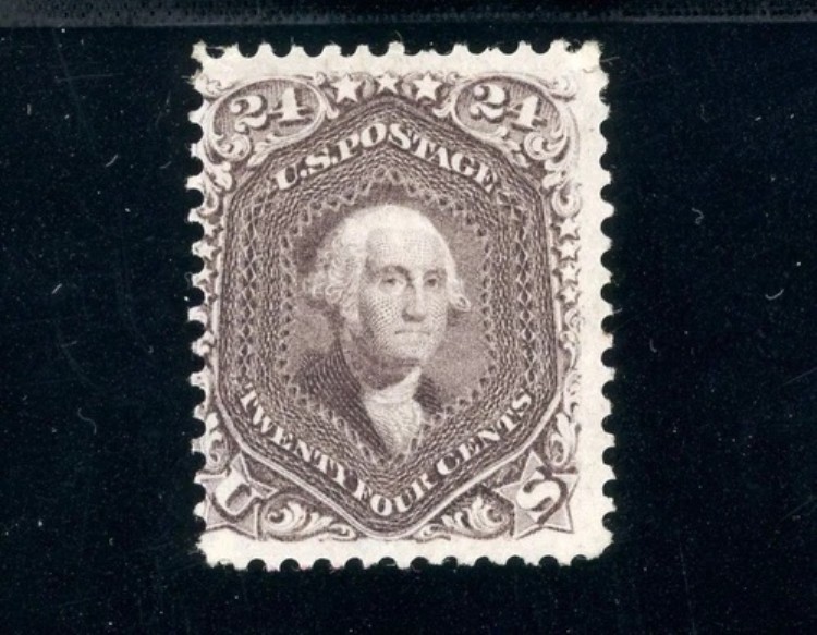 USAstamps 未使用 US 1861 ワシントン スコット 70a OG MVLH レア +Cert SCV $3,250+