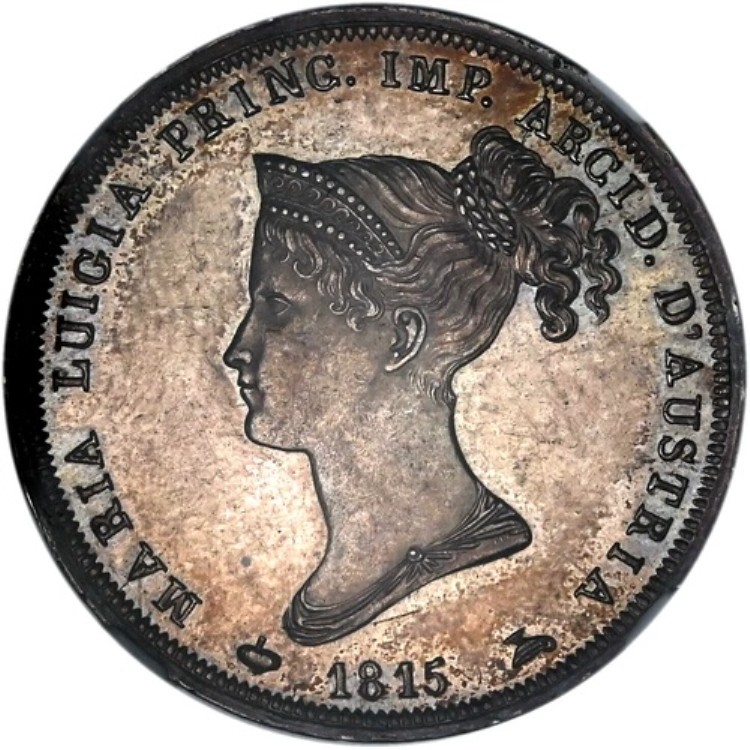 イタリア(パルマ) 2リラ 1815 NGC MS62 'マリア・ルイージア' 希少!|WORLD RESOURCE【KING店】