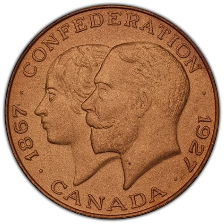 カナダ 1927年 60周年記念 連邦勲章 PCGS SP67RD - マット仕上げのみ|WORLD RESOURCE【KING店】