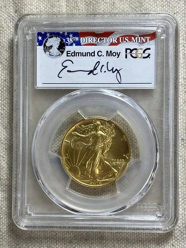 2016-W ウォーキング・リバティ・ハーフ PCGS SP 70 FS 1/2オンス ゴールド モイサイン入り 503枚中1枚｜WORLD RESOURCE【KING店】