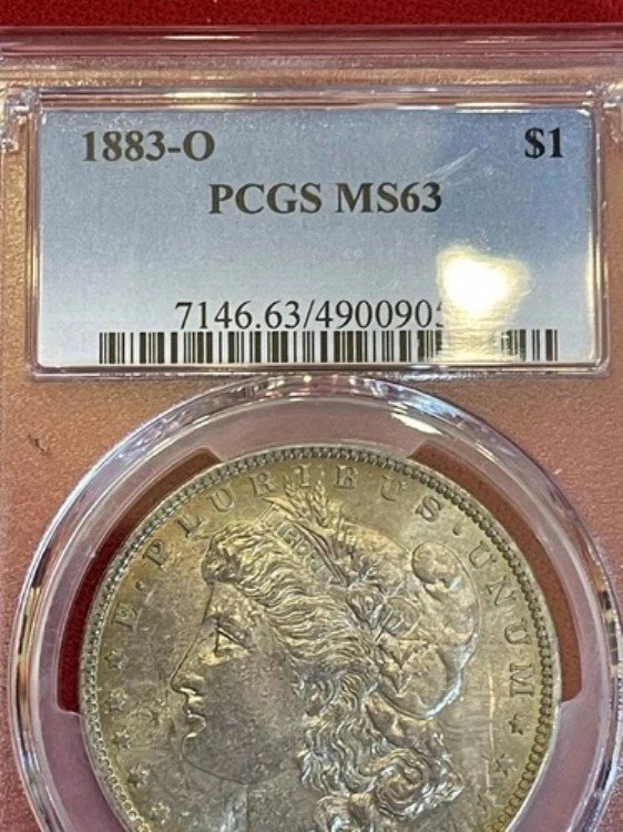 1883-O 1ドル銀モルガンドル PCGS MS 63|WORLD RESOURCE【KING店】