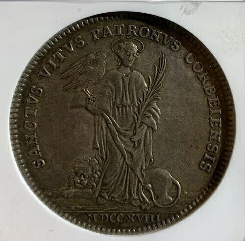 1718年 ドイツ ターラー・コルヴェイ DAV-2196 NGC AU53