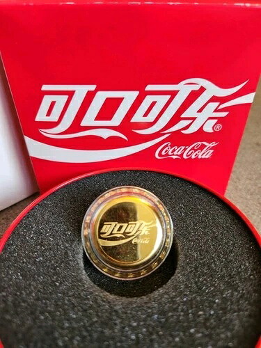 非常に希少な 2021 フィジー 24k ゴールド コカコーラ ボトル キャップ #1 *中国* 100 個中 38 個。｜WORLD RESOURCE【KING店】