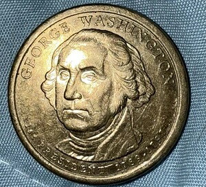 ジョージ・ワシントン大統領記念ドル硬貨（希少）