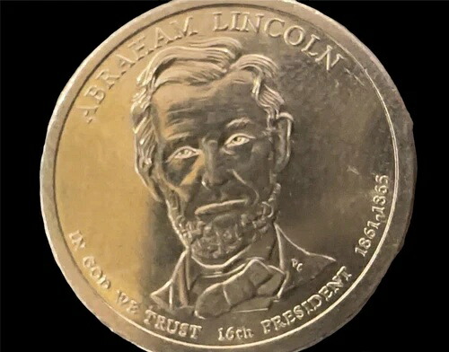 2010 P 希少 エイブラハム・リンカーン ドル金貨 1861 - 1865