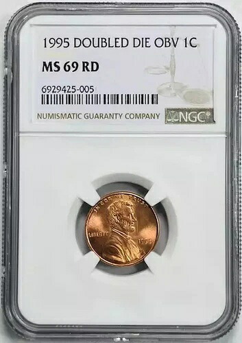 1995年 スモールセント リンカーン ペニー NGC MS-69 RD レッド ダブルダイ 表面|WORLD RESOURCE【KING店】