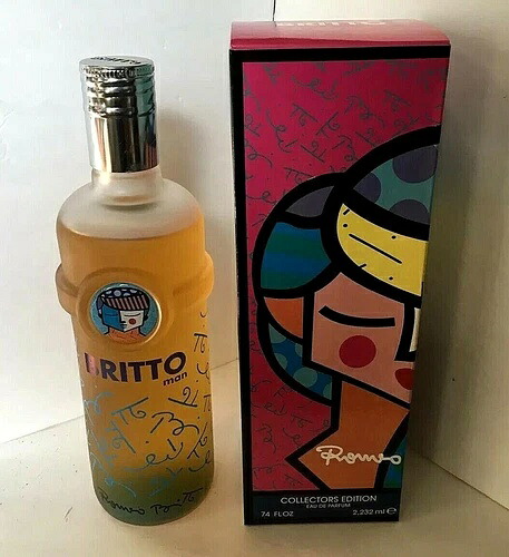 ROMERO BRITTO MAN コレクターエディション 74 液量オンス 非常に「レア」な巨大ボトル!｜WORLD RESOURCE【KING店】