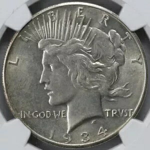 1934-S NGC AU-58 キーデートのシルバードル!素敵なコイン!希少!|WORLD RESOURCE【KING店】