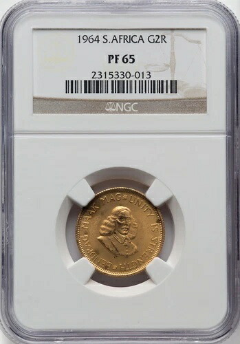 南アフリカ - 1964年 - 2ランド - NGC PF65 - 希少 - 4,000枚発行|WORLD RESOURCE【KING店】