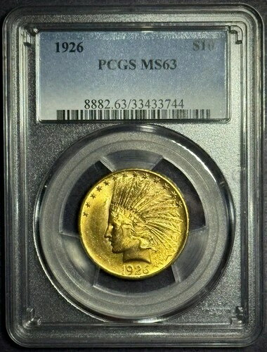 1926年 10ドル金貨インディアンヘッド - PCGS MS63|WORLD RESOURCE【KING店】