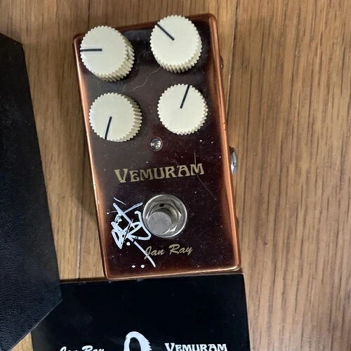 Vemuram Jan Ray 直筆サイン入り 中古ギターエフェクトペダル 限定版 レア