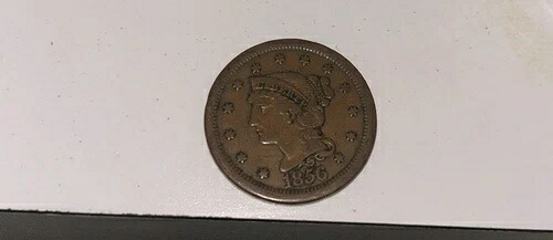 希少な1856年製1セント貨幣(斜め5枚)|WORLD RESOURCE【KING店】
