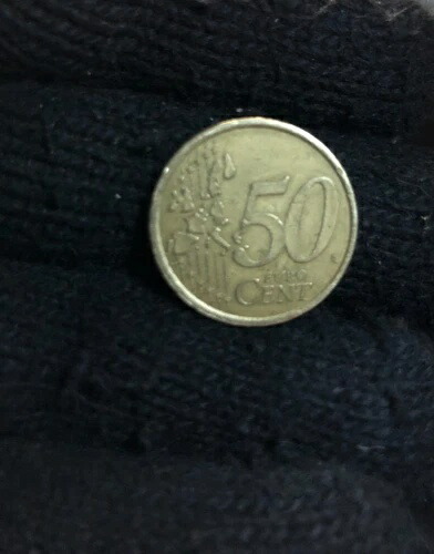 楽天市場】1999年ベルギー50セントユーロ硬貨 - 造幣局エラー