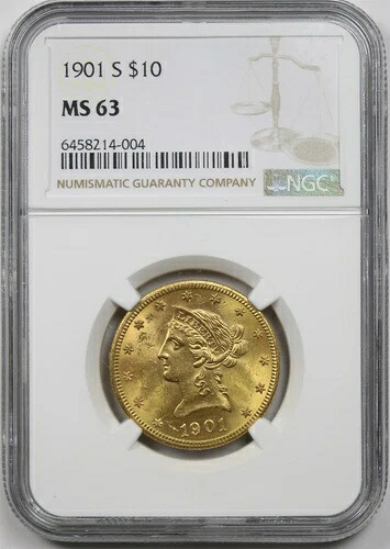 1901-S $10 NGC MS 63 リバティヘッド ゴールドイーグル|WORLD RESOURCE【KING店】