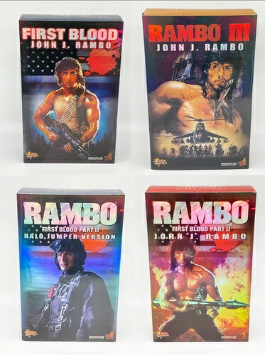 4x ランボー / ファースト・ブラッド 12インチ ニューコレクション レア ホットトイズ サイドショウ コレクティブルズ...|WORLD RESOURCE【KING店】