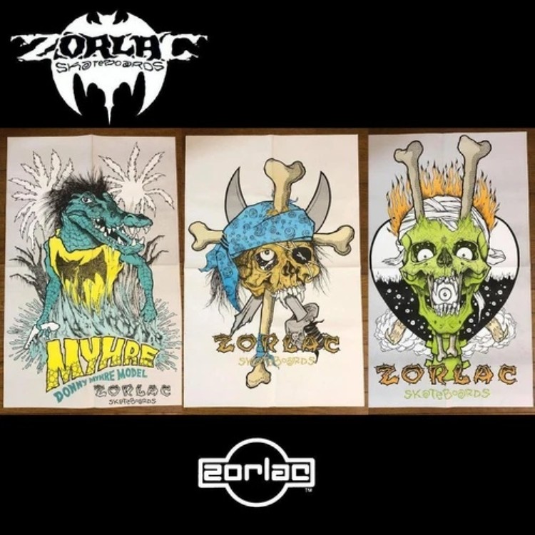 ゾラック レアパイレーツ付属!PUSHEAD オリジナルヴィンテージポスター3枚セット|WORLD RESOURCE【KING店】