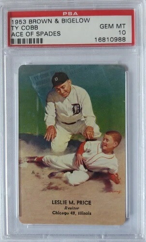 1953年 ブラウン＆ビゲロー タイ・コブ エースセット - PSA10-9 非常に希少｜WORLD RESOURCE【KING店】 742,720円