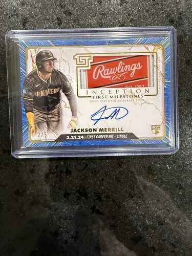 2024 Topps Inception First Milestones JACKSON MERRILL /5 オート RAWLINGS レリック??|WORLD RESOURCE【KING店】