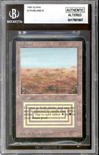 マジック MTG アルファ スクラブランド BGS AA 頻繁にプレイ HP
